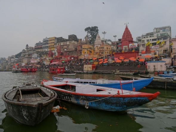 A Gangesz-partján, Indiában